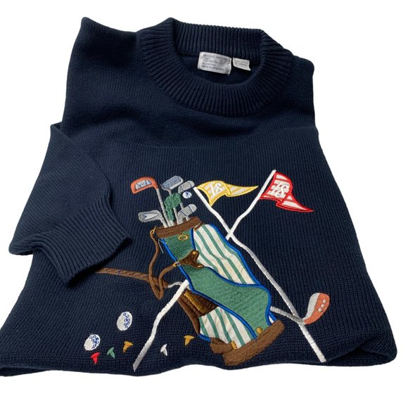 Vintage‎ Brooks Brothers Golf Crewneck Sweater - Picture 11 of 11